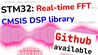 STM32 DSP CMSIS Real-Time FFT Python script to plot spectrogram in real-time