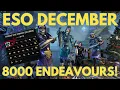 ESO December Log In Rewards and Endeavours - What to Buy