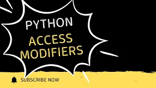 Python Class 23 Access Modifiers