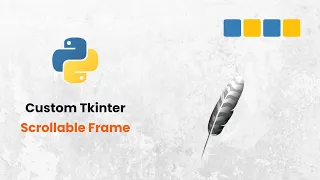 How to Create a Scrollable Frame in CustomTkinter Python GUI Tutorial for Beginners