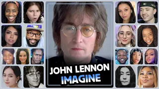 john lennon imagine reaction compilation