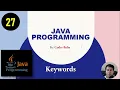 Keywords in Java Java Tutorial Part-27
