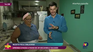 Receita fácil: aprenda a fazer um rocambole salgado delicioso
