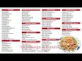 Main Moon Restaurant Menu TV Broad