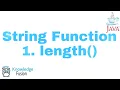 String Function - length Method JAVA Programming ICSE