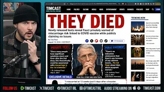 FAUCI LIED McCain DEMANDS Jail After Texts EXPOSE Miscarriage Risk From Covid Vax Tim Pool
