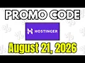 NEW Hostinger Promo Code Coupon Code August 2026 Hostinger Discount Code 2026