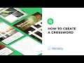 How to create a Crossword Puzzle on Interacty Printable Digital