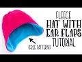 Fast Fleece Hat with Ear Flaps DIY free pattern