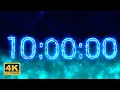 10 Hours Countdown Timer - Electric 4K