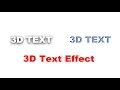 CSS3 3D Text Effect 3D Text Shadow Using CSS3