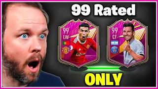 FIFA but I can only use 99 rated players