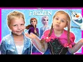 Download Lagu Kin Tin Frozen 2 film in het echte leven | Elsa en Anna doen alsof ze spelen