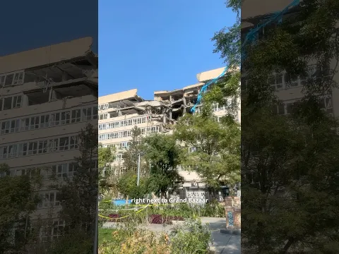 Iran 🇮🇷 ki capital Tehran me aaj ka din kuch aisa gaya :)