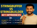 StringBuffer vs StringBuilder in Java Mutability Thread Safety Performance Hindi