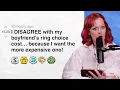 I DISAGREE with my boyfriend’s ring choice cost... because I want the pricier one! | Reddit Stories