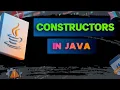 Constructors in Java Types of Constructors with Examples