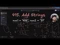 Leetcode 415 Add Strings Step-by-Step Solution