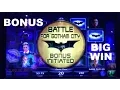 Batman The Dark Knight Live Play with BONUS and BIG WIN Slot Machine