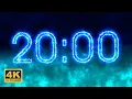 20 Minutes Countdown Timer - Electric 4K