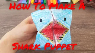 How To Make A Shark Puppet Fortune Teller