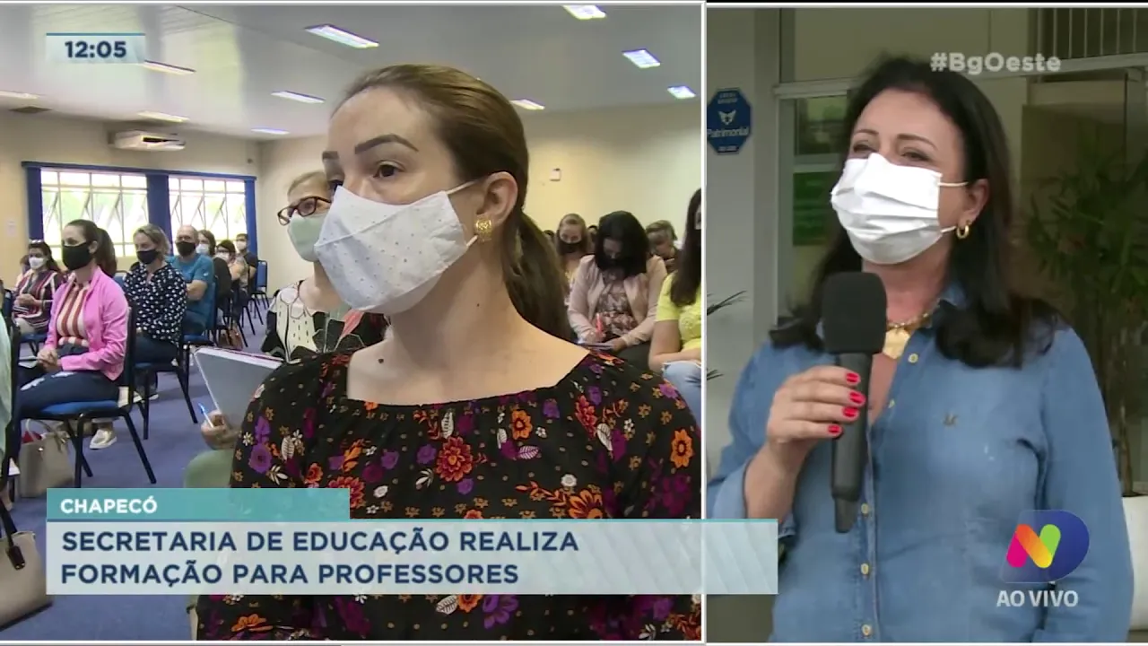 Secretaria de Educação de Chapecó realiza formação para professores