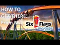 How To Get To Six Flags from NYC Easy Affordable