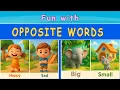 Opposite Words for Kids Learn Opposite Words with Pictures