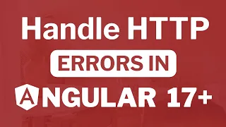 How to handle HTTP errors in Angular 17
