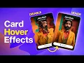 Interactive Card Hover Effects in Figma Modern UI Animation with Smart Animate