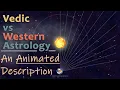 Vedic Vs Western Astrology An animated Description