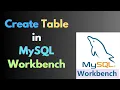 Create Table in MySQL Workbench MySQL Tutorial for Beginners