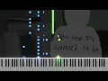 i don't like mirrors - i miss your warm hands piano cover