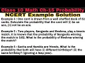 Class 10 Ch 15 Example 4 Example 5 Example 6 Mathematic NCERT Solution CBSE Probability