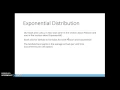 Continuous probability distributions Exponential