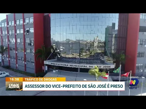 Assessor do vice-prefeito de São José é preso por tráfico de drogas