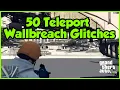 50 SECRET Under The Map Teleport Jobs \u0026 Wallbreach Glitches You NEED in GTA 5 Online! (PATCH 1.70)