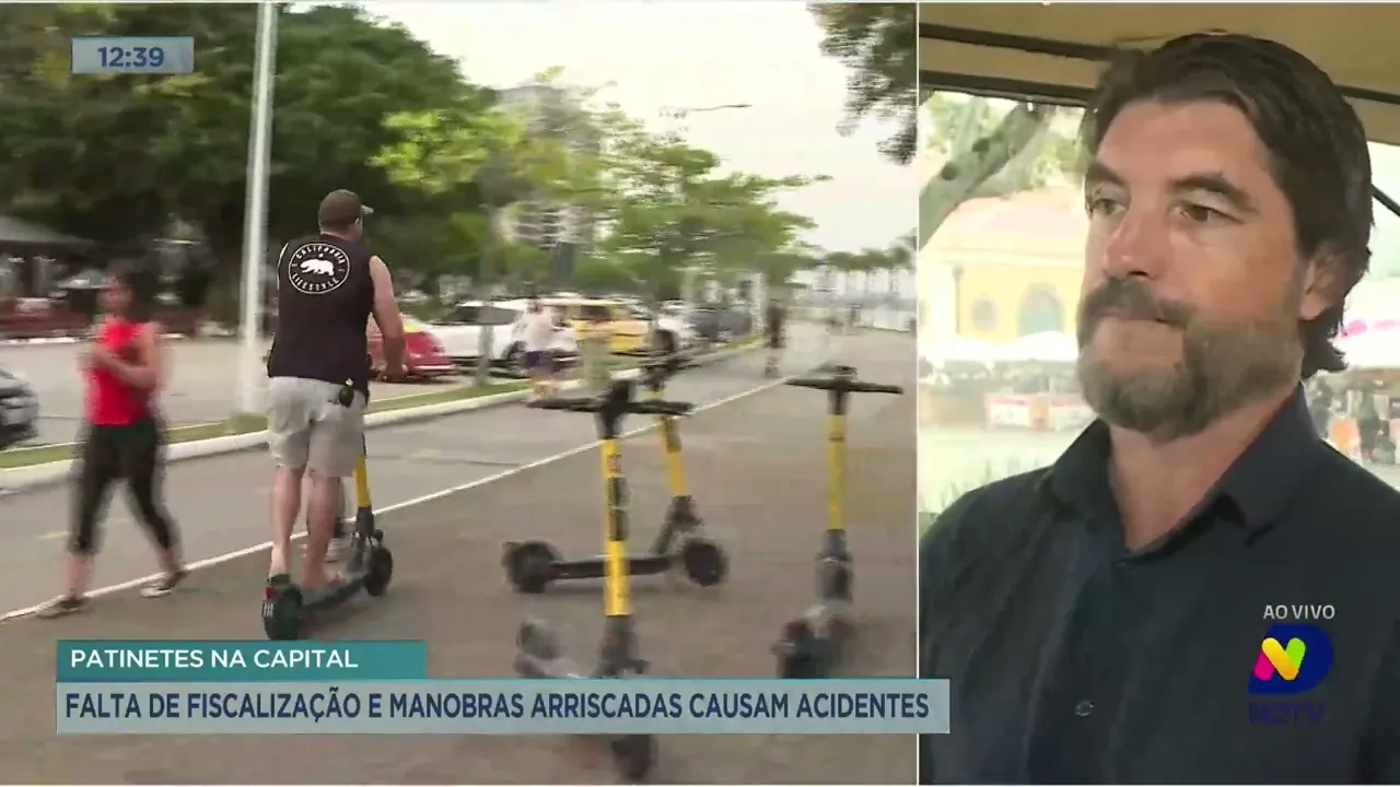 Patinetes em Florianópolis: falta de fiscalização e manobras arriscadas causam acidentes