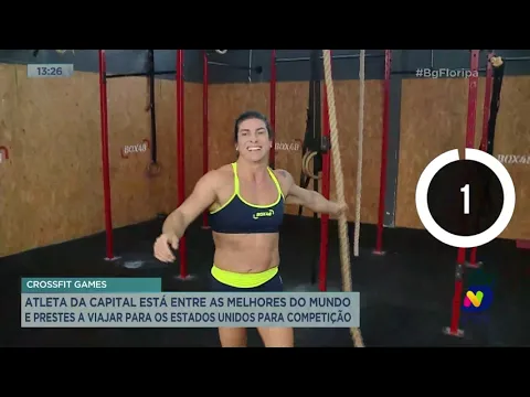 Atleta de Crossfit de Florianópolis está entre as melhores do mundo