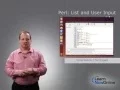 List and User Input - Perl 2 of 3