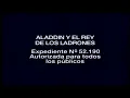 Download Lagu Aladdin y el rey de los ladrones (VHS)