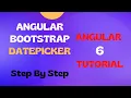 Angular Datepicker using Bootstrap - Step by Step