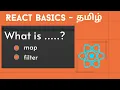 What is map in React What is filter in React Explained in Tamil React Beginner Series Tamil