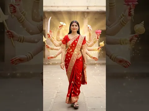 Rudra ke Ghar Matarani aa gayi 🙏❤ #shorts #navratri #matarani #maadurga