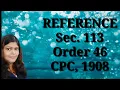 Reference section 113 order 46 of CPC by Nidhi Law Classes