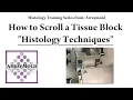 How To Create A Paraffin Tissue Scroll - Histology Techniques