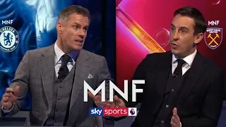 gary neville u0026 jamie carragher predict liverpool u0026 man citys final results