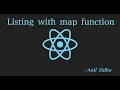 Reactjs 16 tutorial Listing and loop with map function