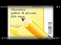 Paper and Pencil RSA starring the extended Euclidean algorithm