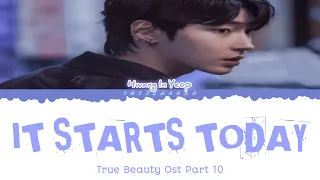 Download (SUB INDO)Hwang In Yeop - 'IT STARTS TODAY' (True Beauty Ost part 10) | Color Coded Lyrics MP3